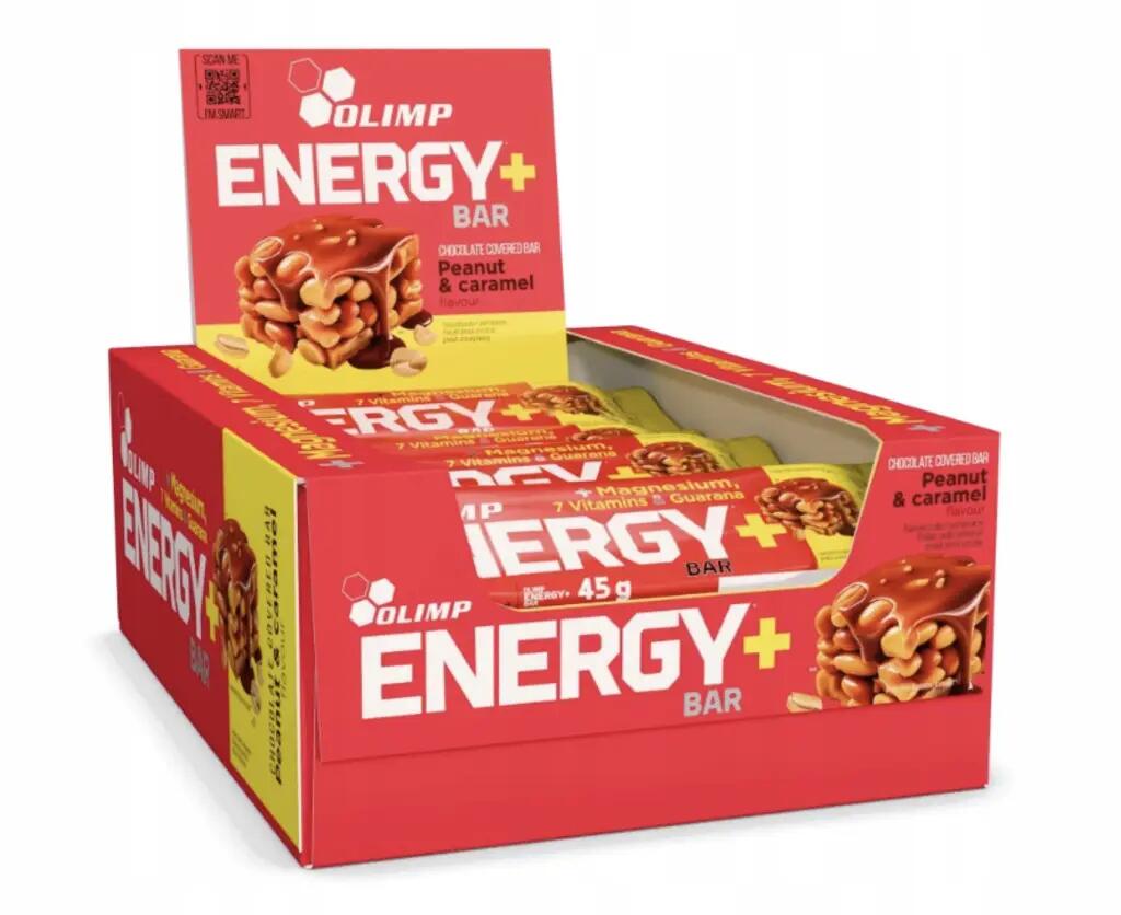 OLIMP SPORT Energy+ Magnesium Bar - Peanut Caramel 45g 3/3