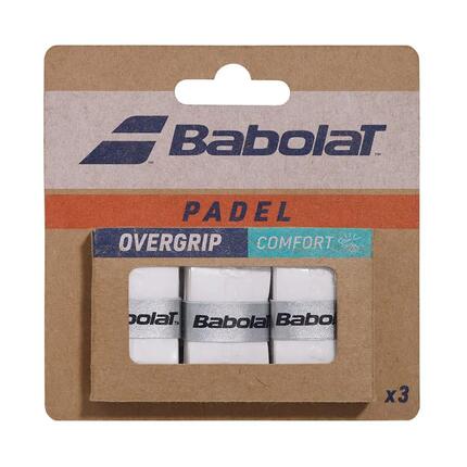 BLISTER 3 PCS. BABOLAT COMFORT PADEL X3 WHITE