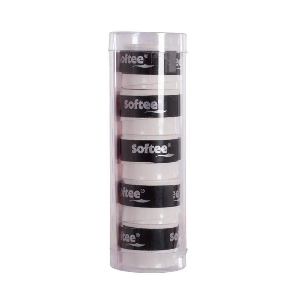 Pack Of 5 Smooth Overgrips Softee Tech White