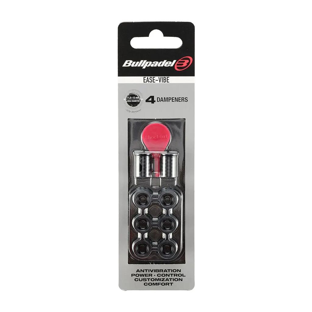 Blister (4 Pcs) Anti-vibrator Bullpadel Ease Vibe Orange