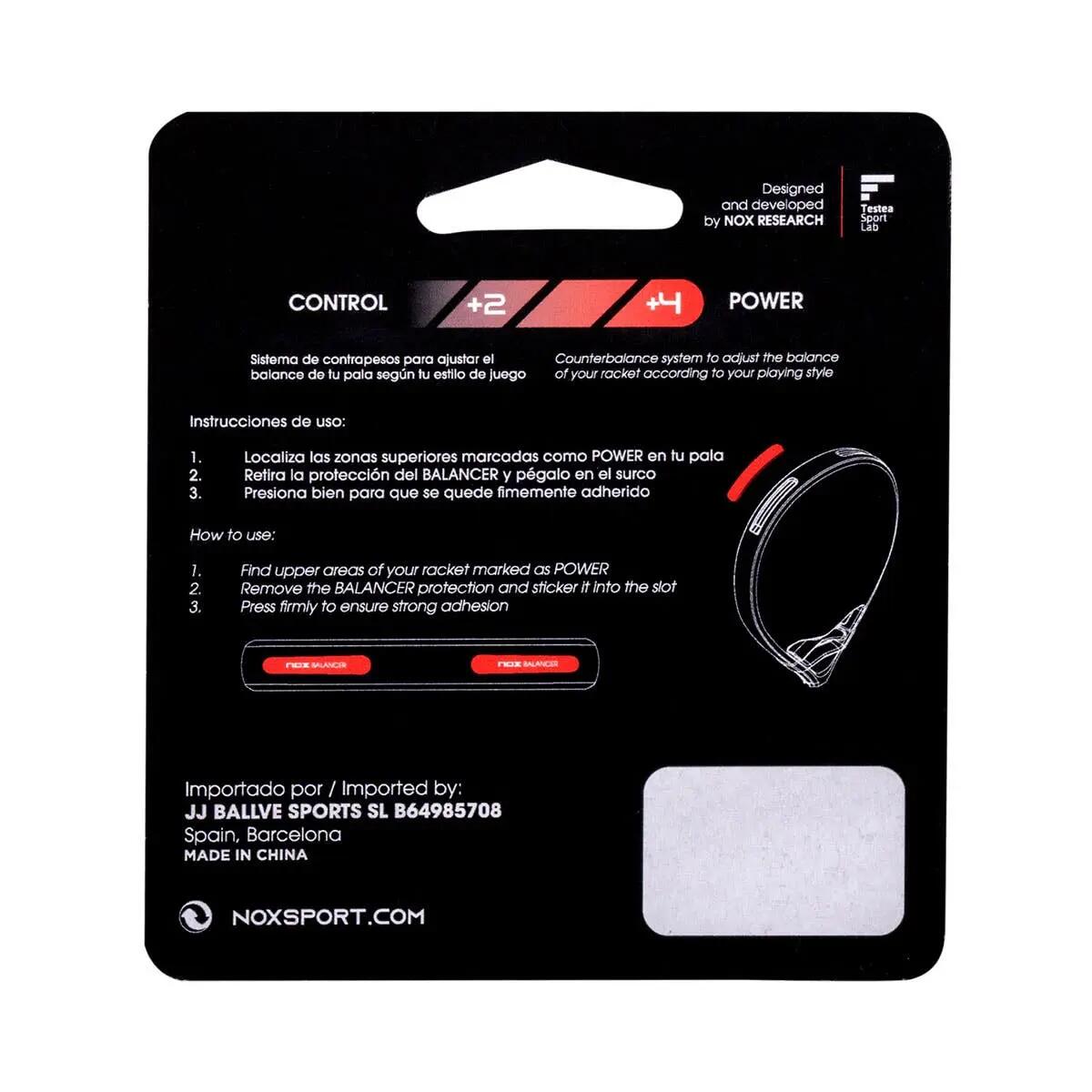 Blister (2 Ud) Weight Balancer 2-4g Nox Noxwbax2u 2/5