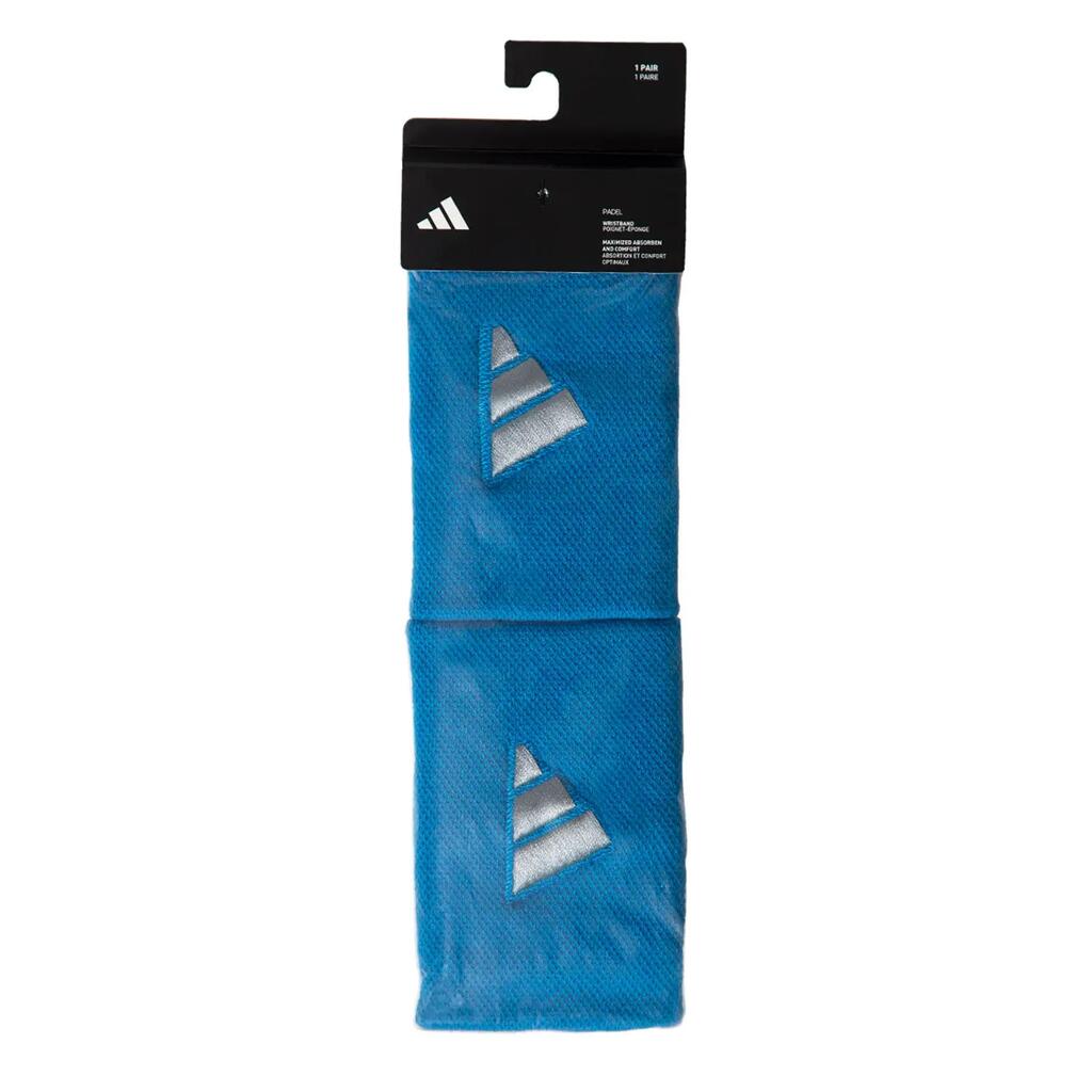 Pair Adidas Long Wristband Blue
