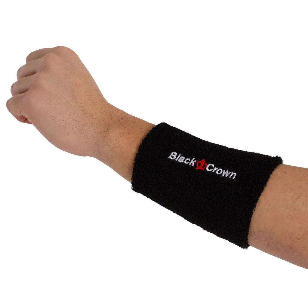 Black Crown Long Wristband Negro ÚNICA