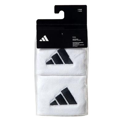 Pair adidas s wristband white