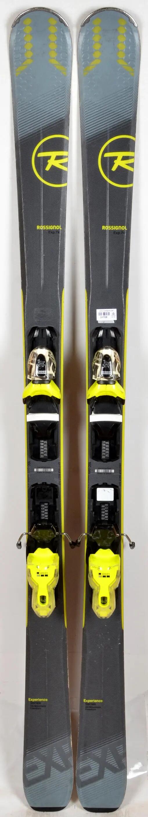 RECONDITIONNE - Skis Rossignol EXPERIENCE 74 grey - BON 1/1