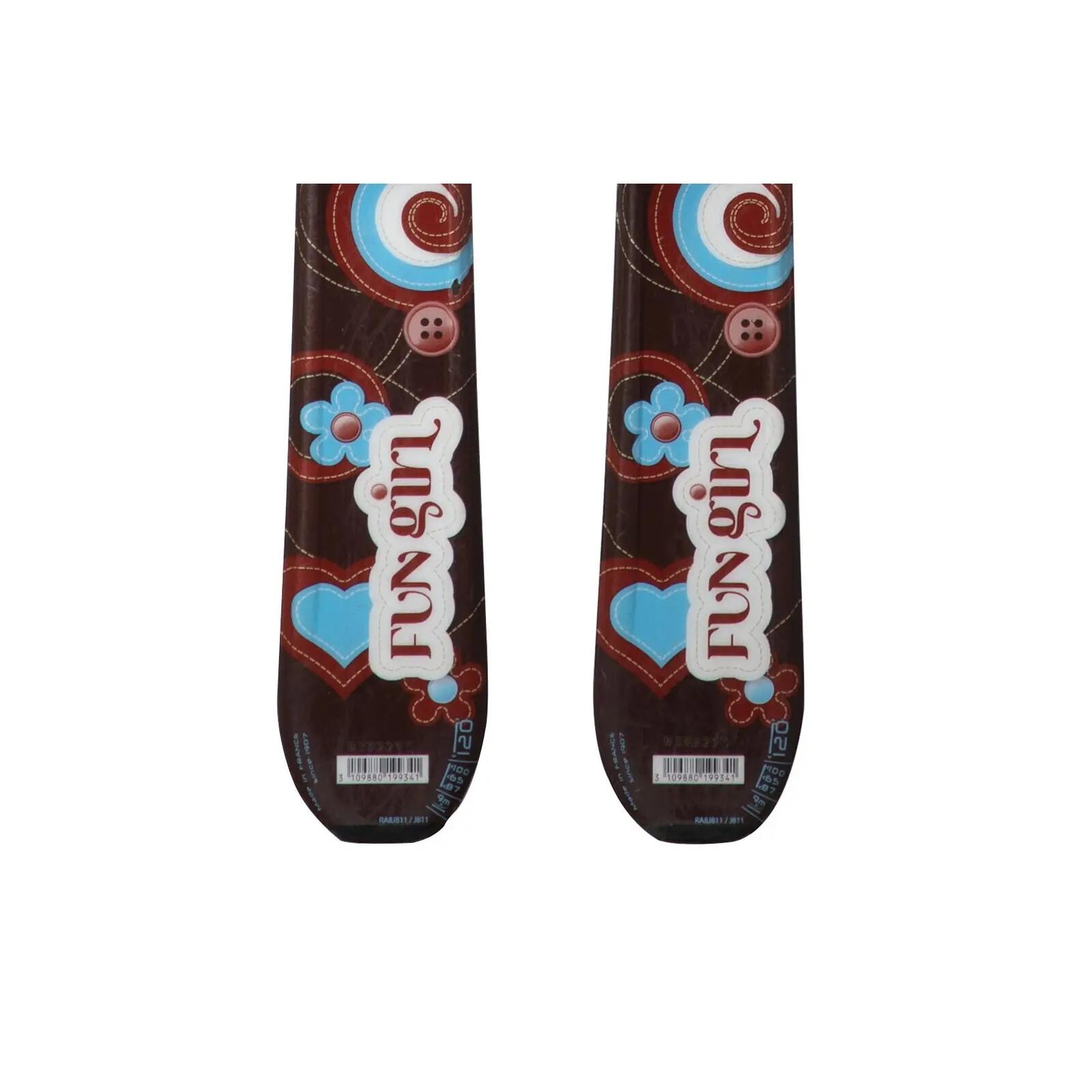 RECONDITIONNE - Ski Junior Rossignol Fun Girl + Fixations 4/4