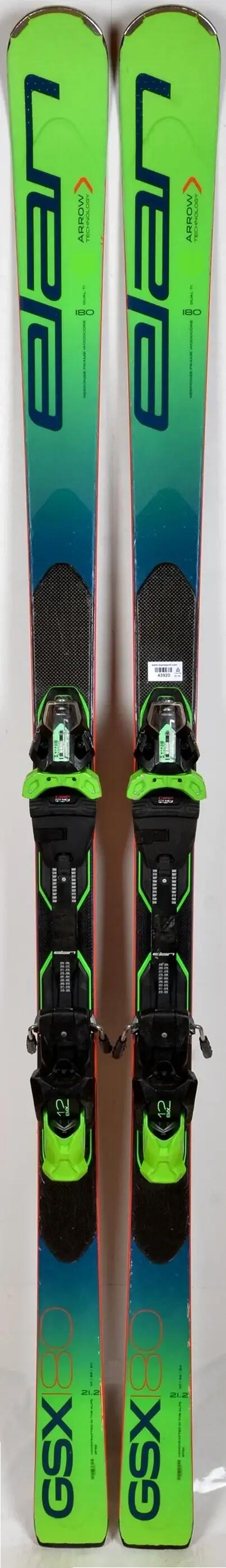 RECONDITIONNE - Skis Elan GSX FUSION green - BON 1/1