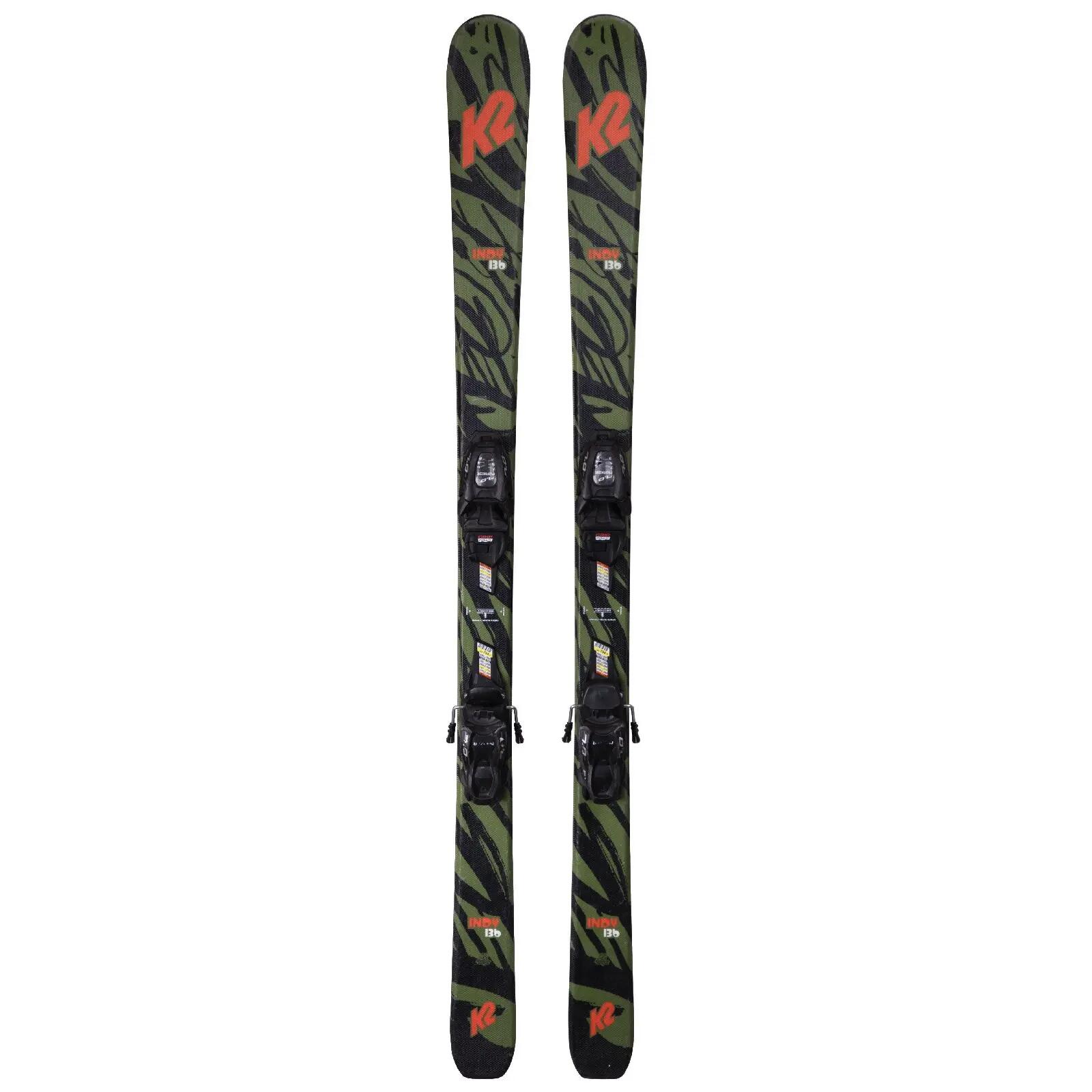 RECONDITIONNE - Ski Junior K2 Indy + Fixations 2/4