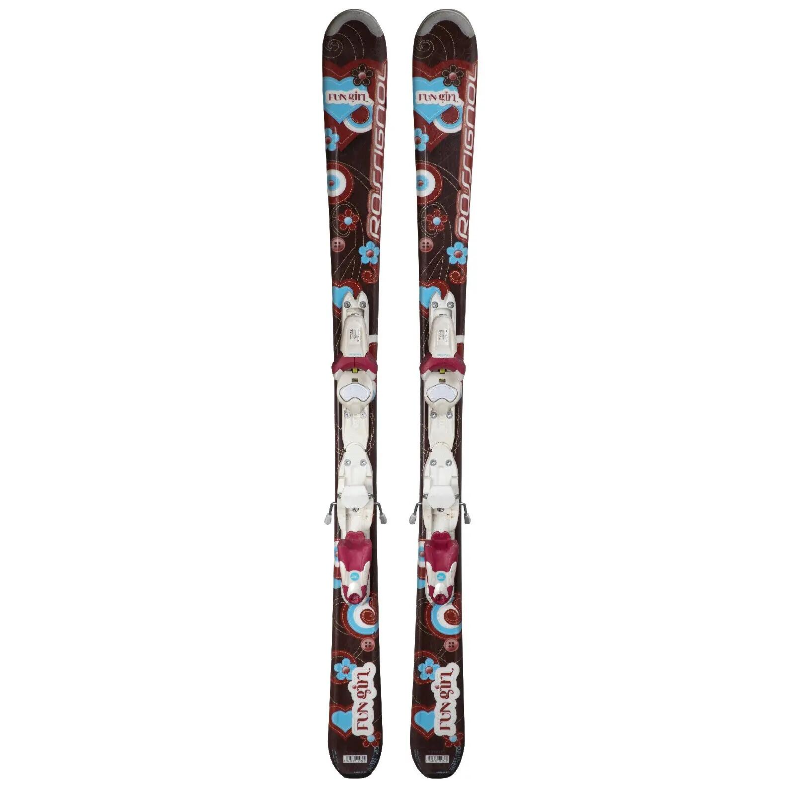 RECONDITIONNE - Ski Junior Rossignol Fun Girl + Fixations 2/4