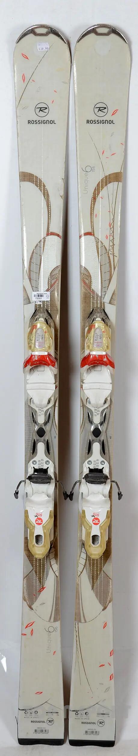 RECONDITIONNE - Skis Rossignol UNIQUE 6 - BON 2/3