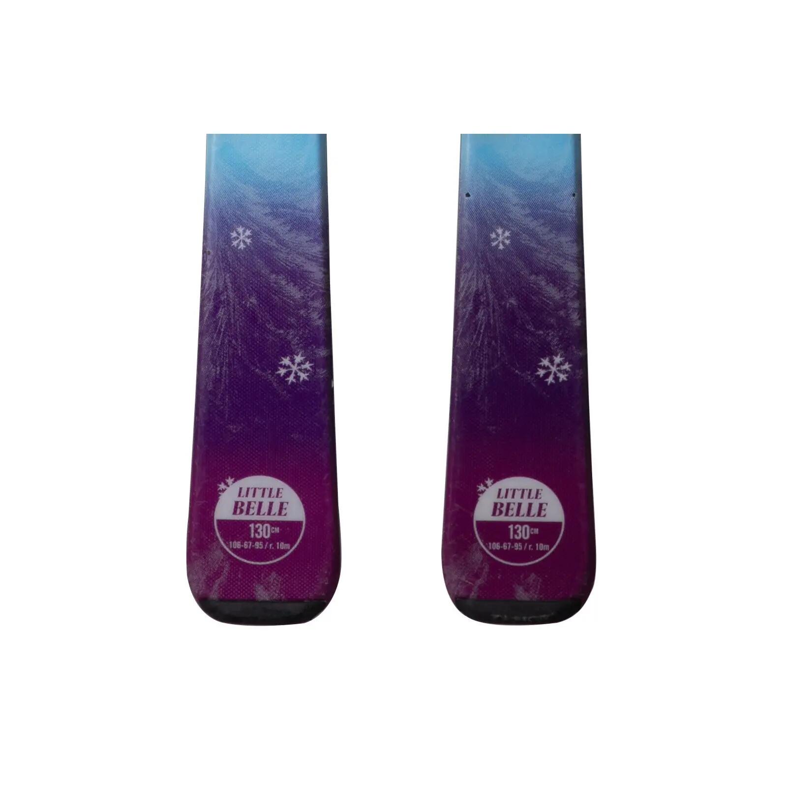 RECONDITIONNE - Ski Junior Nordica Little Belle + Fixations 4/4