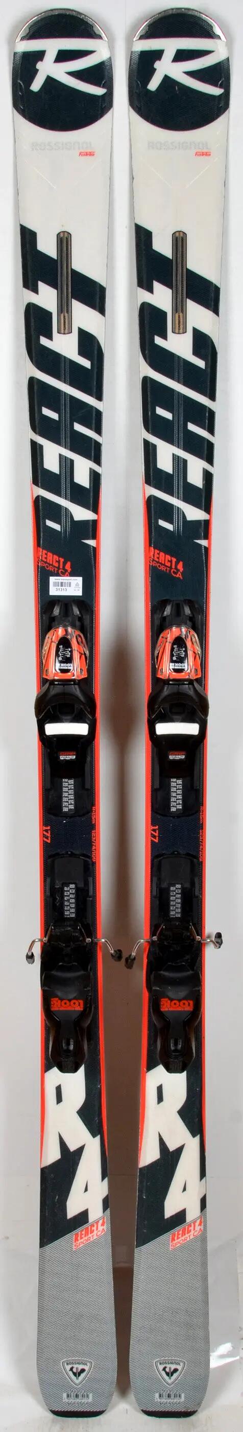 RECONDITIONNE - Skis Rossignol REACT R4 SPORT CA - BON 3/3