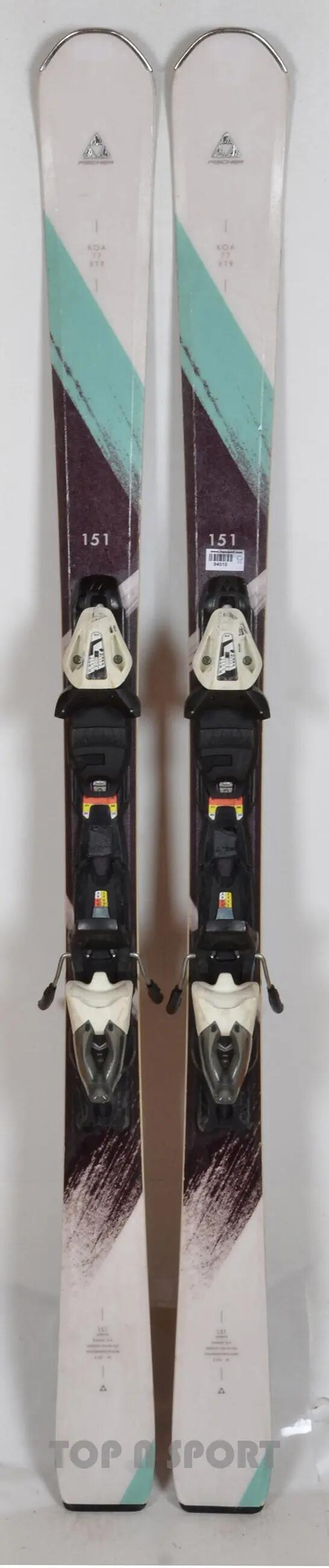 RECONDITIONNE - Skis Fischer KOA 77 XTR - BON 2/5