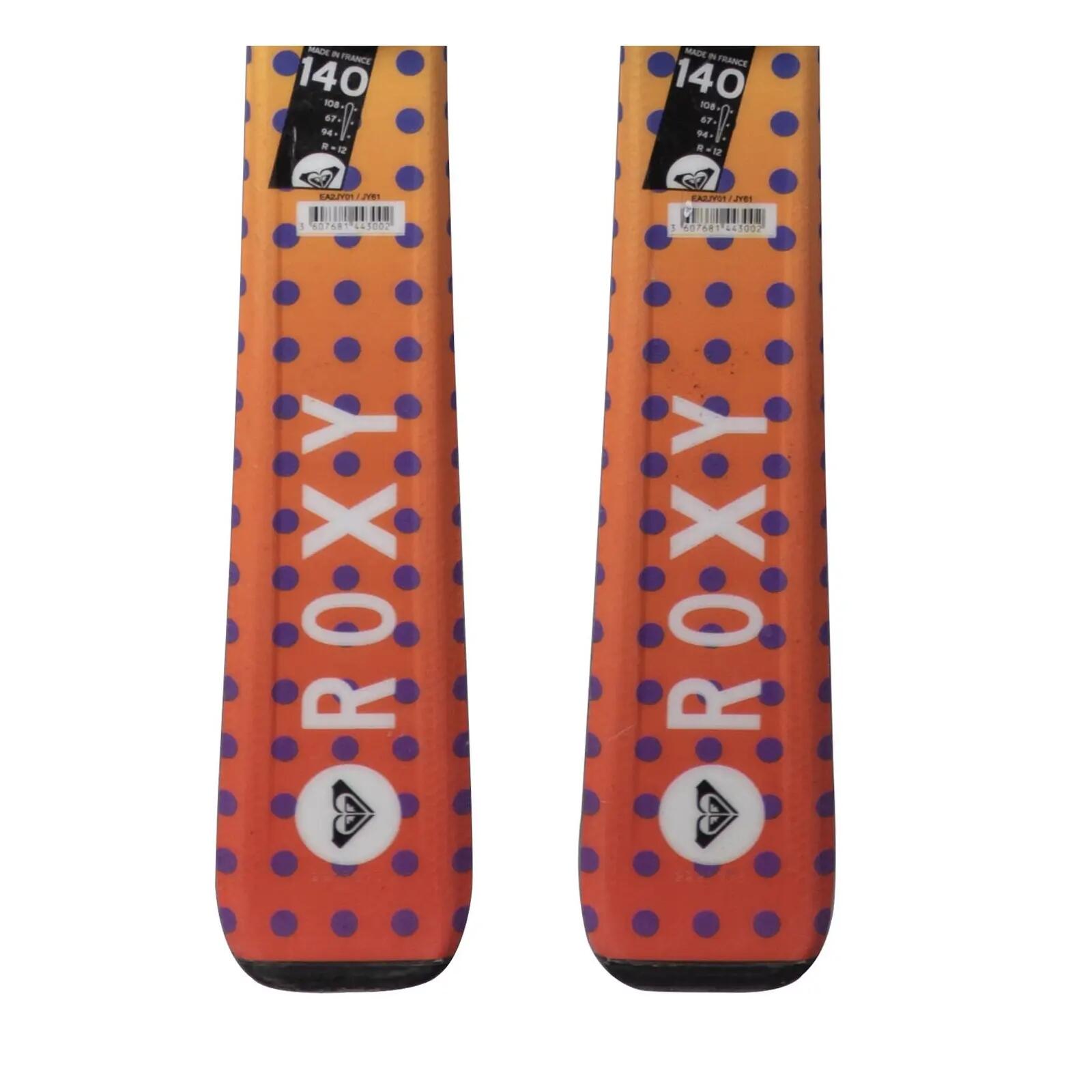 RECONDITIONNE - Ski Junior Roxy Bonbon + Fixations 4/4