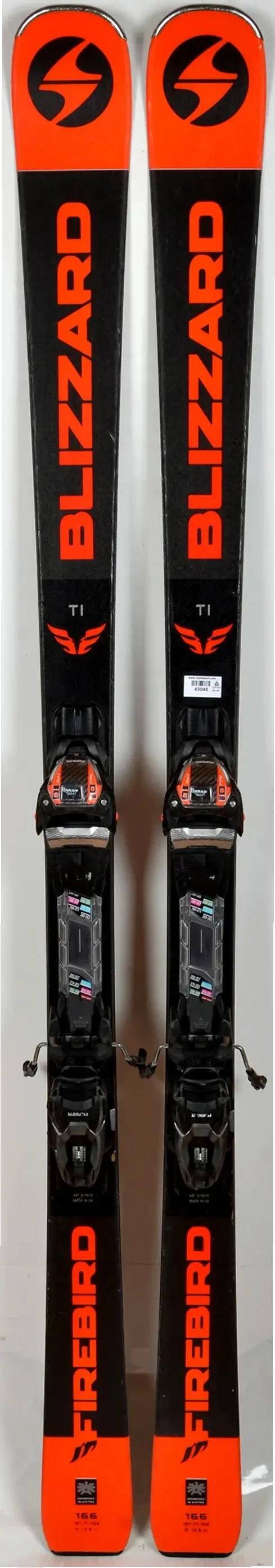 REONDITIONNE - Skis Blizzard FIREBIRD Ti black - CORRECT 1/1