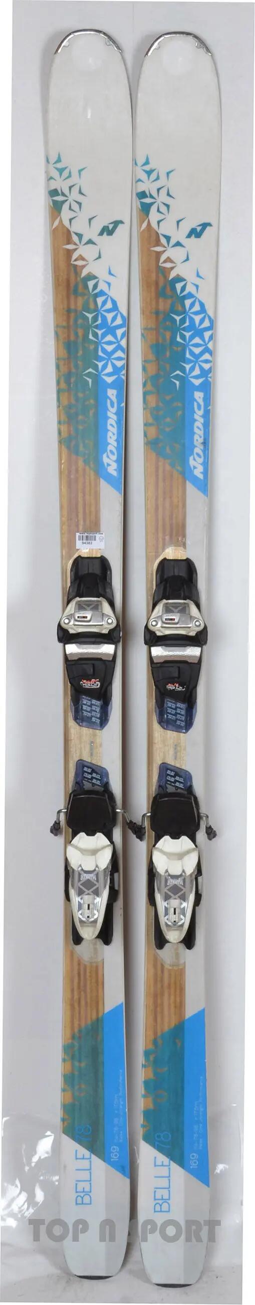 RECONDITIONNE - Skis Nordica BELLE 78 - BON 2/3