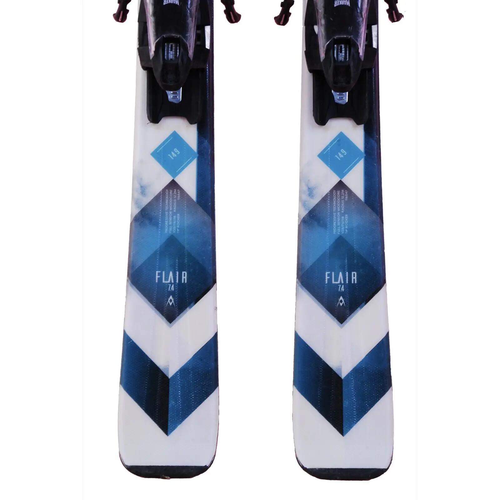 RECONDITIONNE - Ski Volkl Flair 7.4 + Fixations 4/4