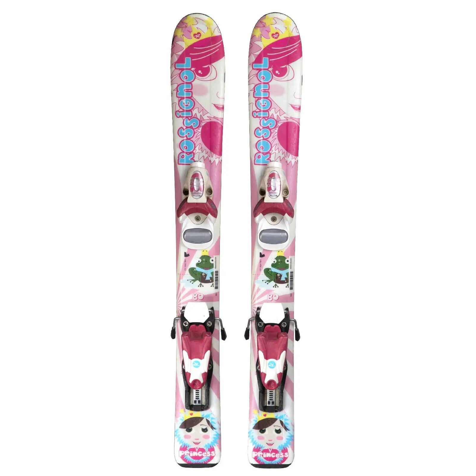 RECONDITIONNE - Ski Junior Rossignol Princess + Fixations 2/4