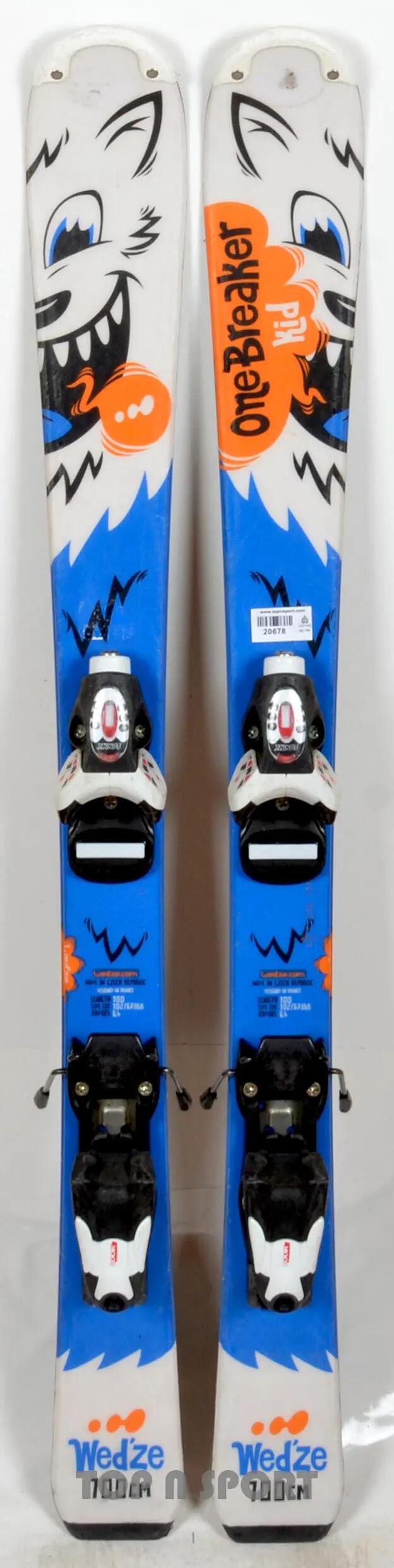 RECONDITIONNE - Skis junior Wedze ONEBREAKER KID Yeti - BON 2/3