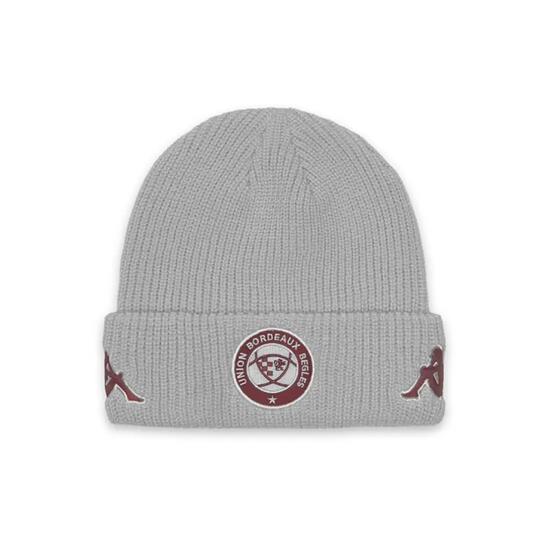 Bonnet à revers Union Bordeaux Bègles Huanfy Kappa Gris