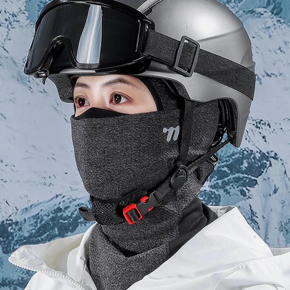 Cagoule chaude coupe-vent vélo ski WEST BIKING 2/3