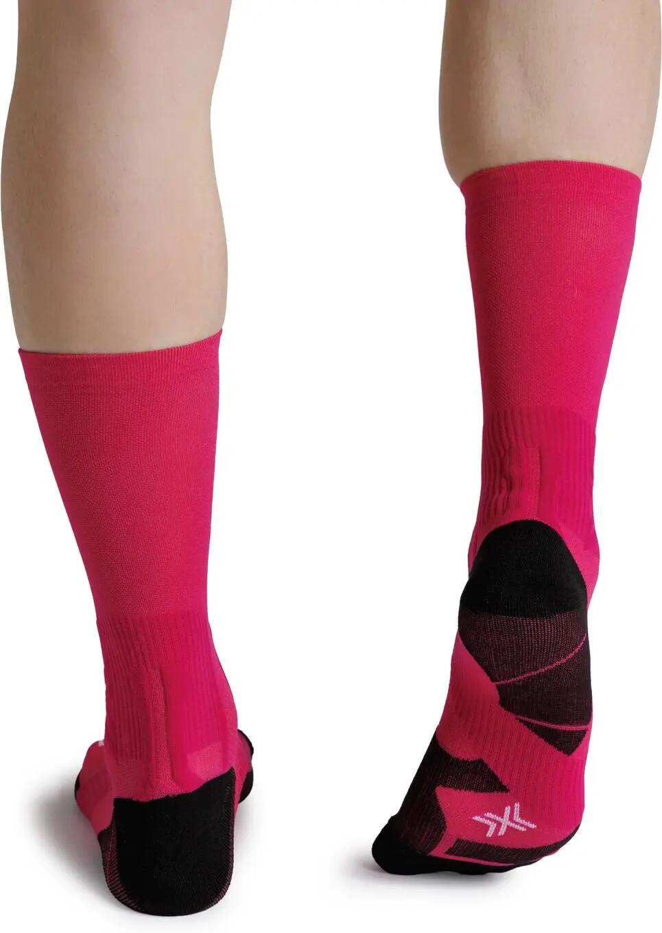 Calcetines X-Socks Run Perform Crew morados 4/4