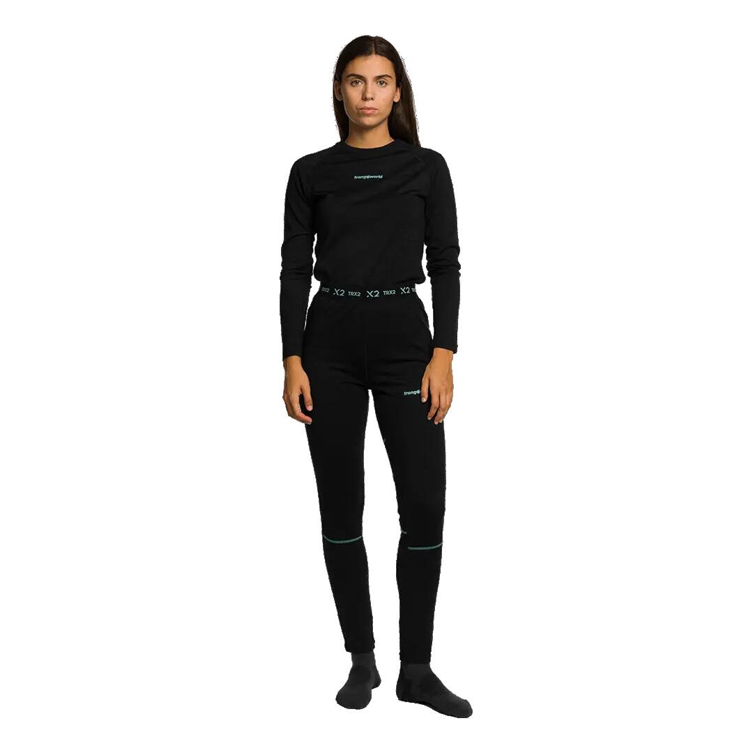 Leggings para Mujer Trangoworld Trx2 wool wm evo Negro 6/6