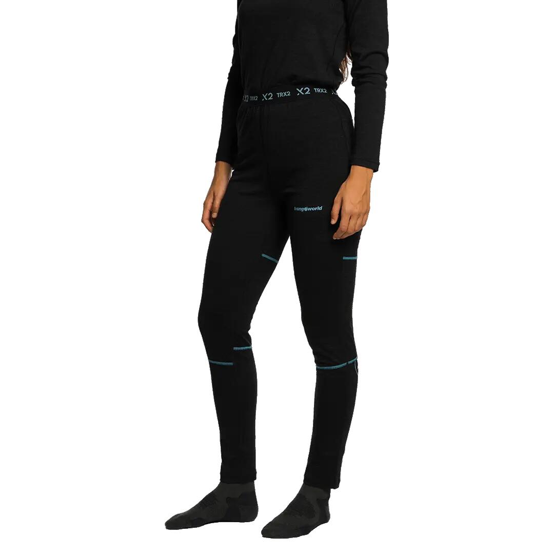 Leggings para Mujer Trangoworld Trx2 wool wm evo Negro 3/6