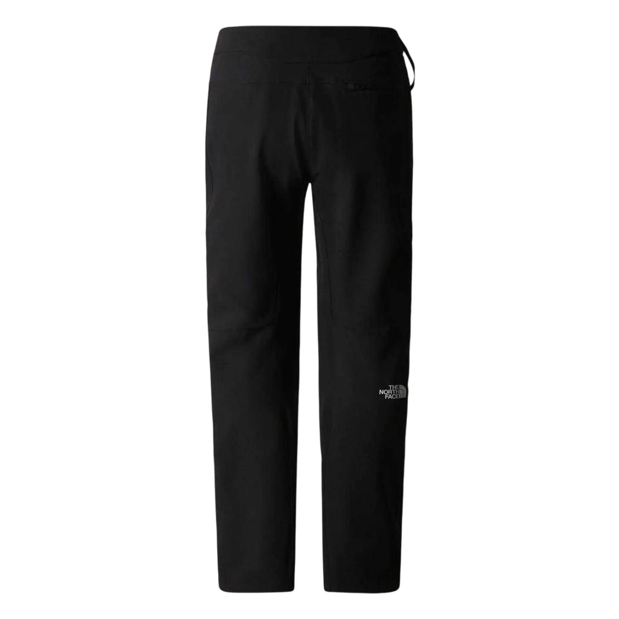 Herenbroek van Diablo met geïntegreerde riem en taps toelopend model (Zwart) 2/7