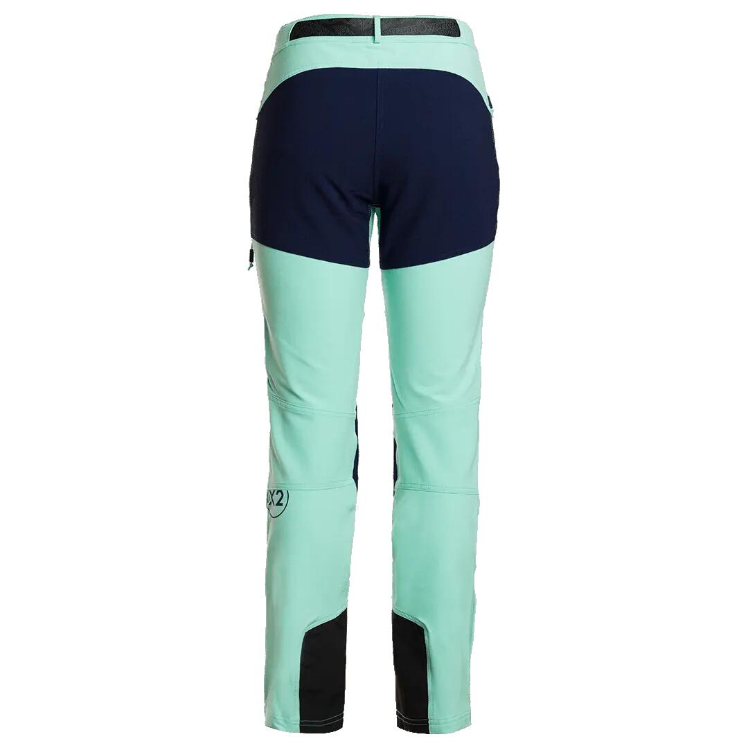 Pantalón para Mujer Trangoworld Trx2 dura wm evo Verde/Azul 2/6
