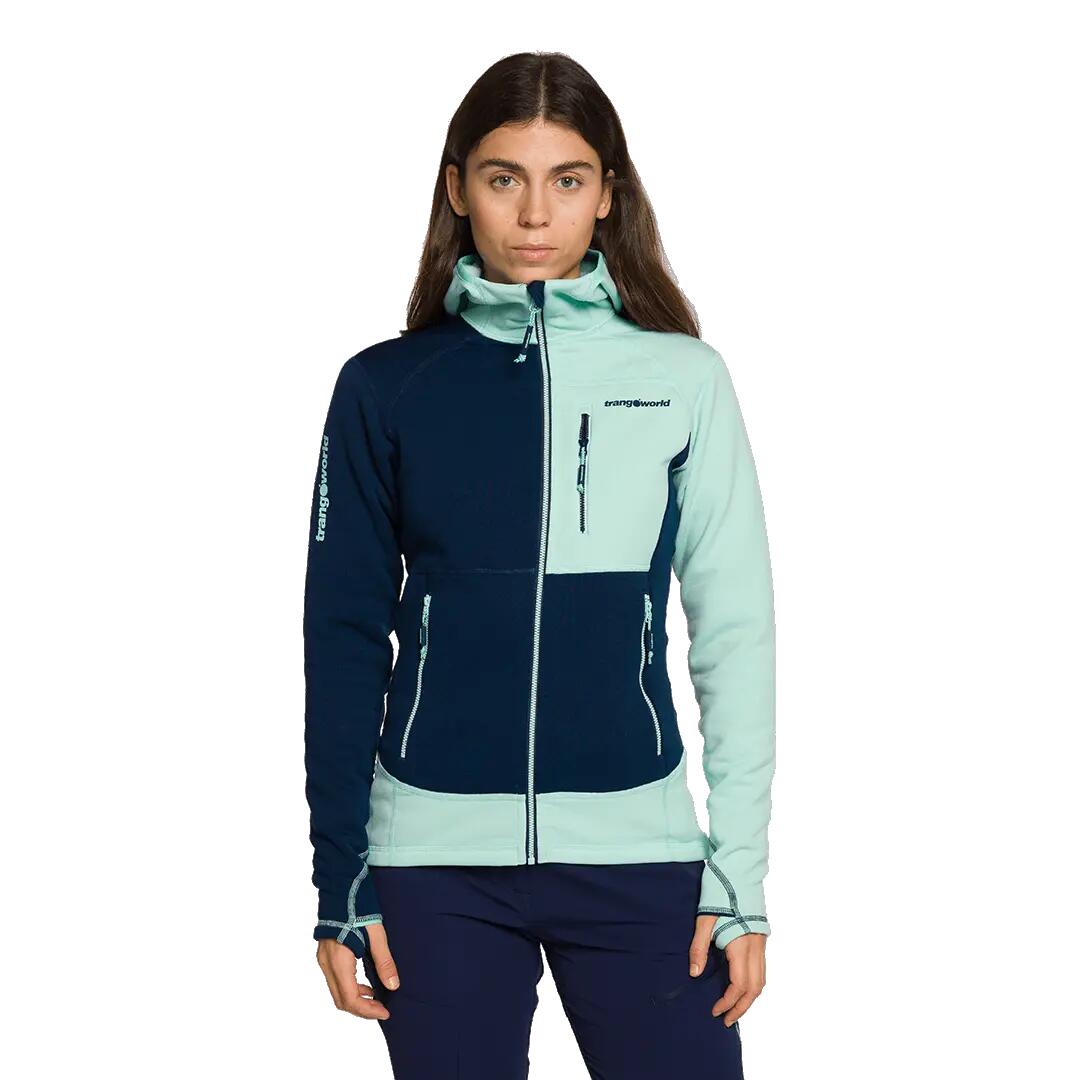 Forro polar para Mujer Trangoworld Trx2 stretch wm evo Azul/Verde 3/7