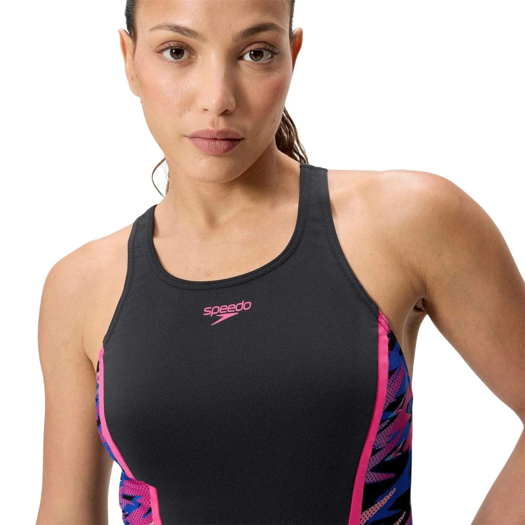 TankiniOberteilSet für Damen Anthrazit/Pink 3/4