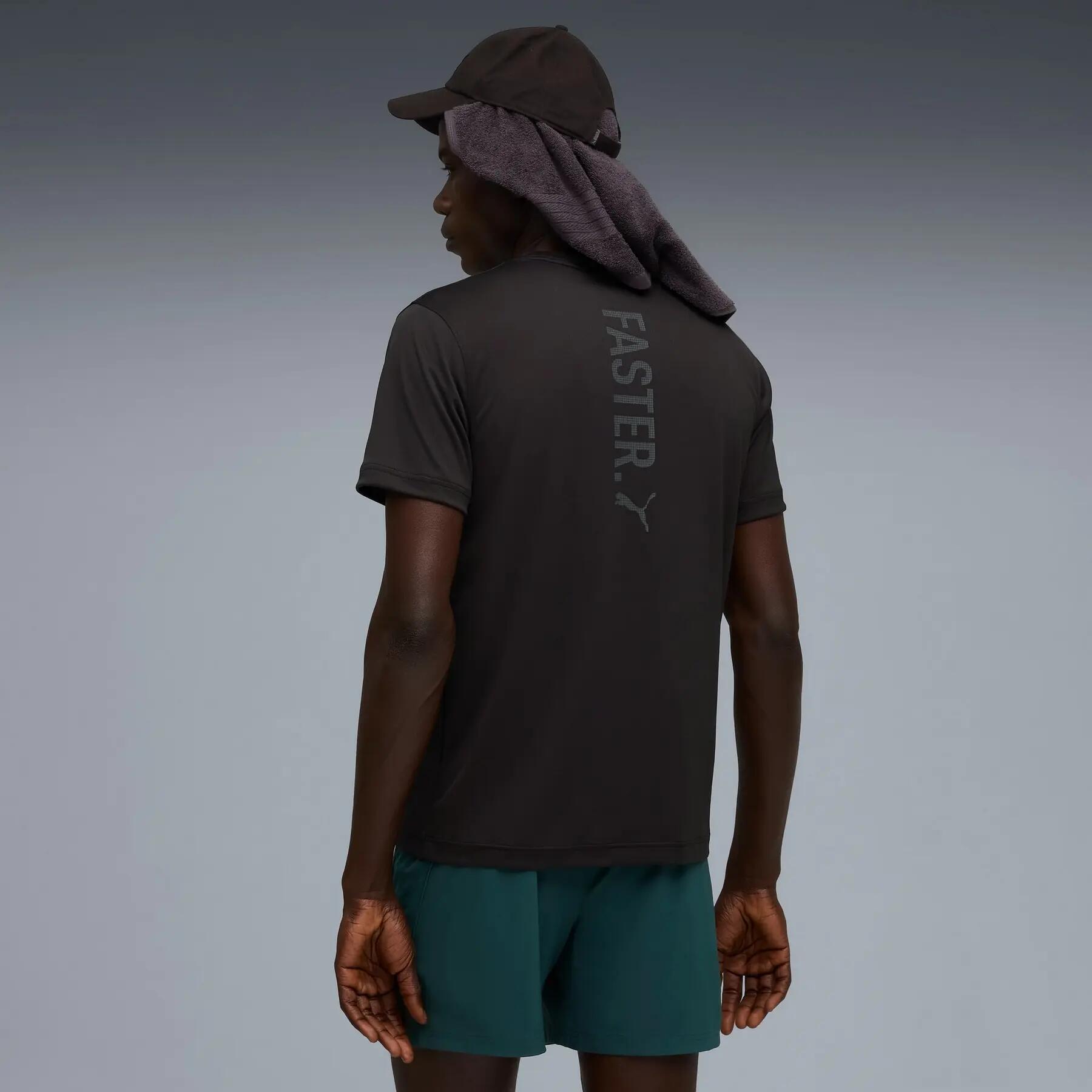 Maglietta da corsa da uomo Puma GRAPHICS RUNNING 4/5