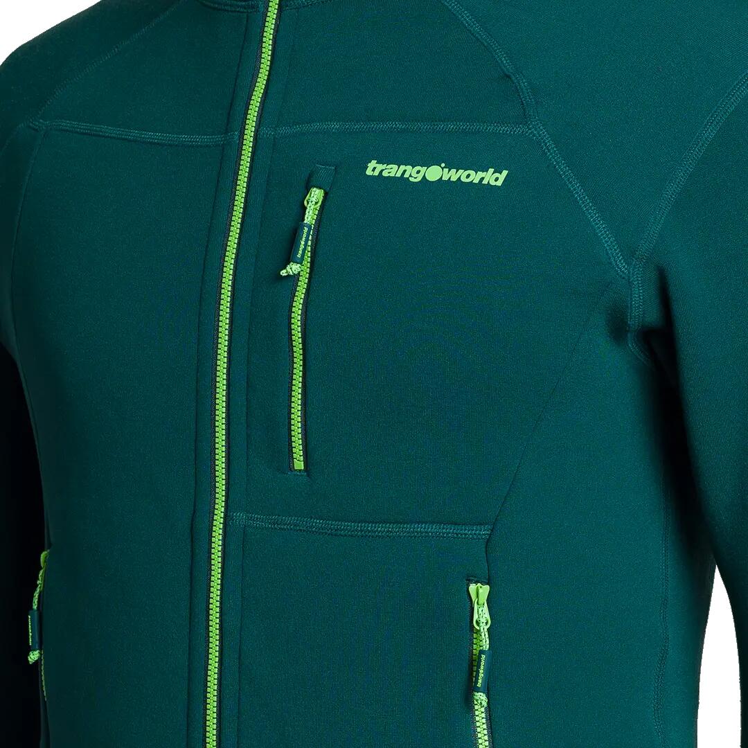 Forro polar para Hombre Trangoworld Trx2 stretch evo Verde 2/5