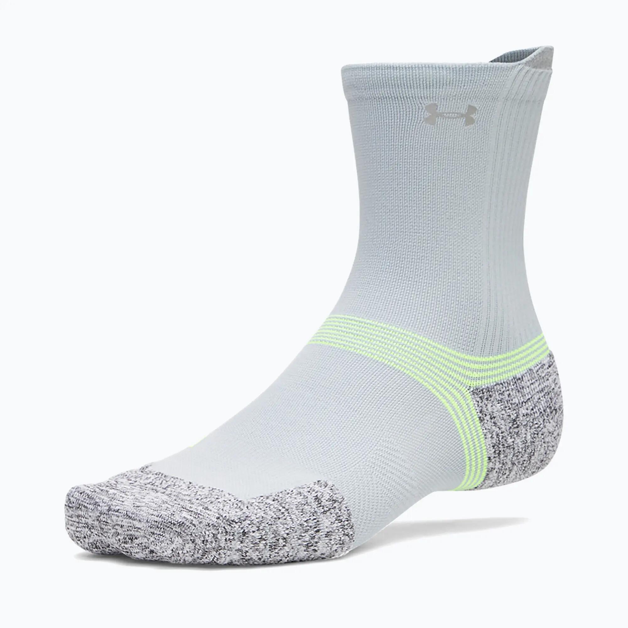 Calcetines Under Armour Velociti Run Cushion, paquete de 3 pares 2/4