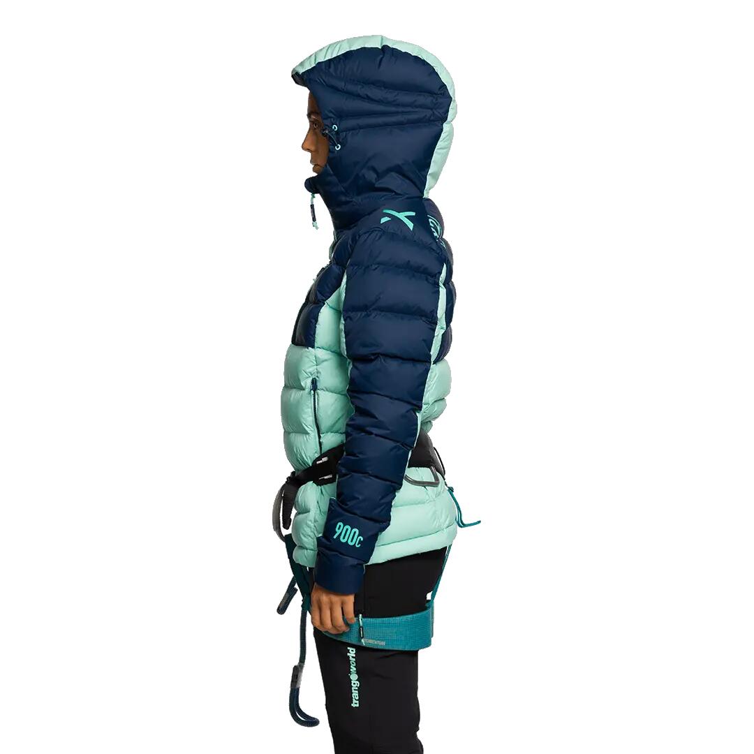 Plumífero para Mujer Trangoworld Trx2 900 wm evo Verde/Azul 230g 900cuin 3/7