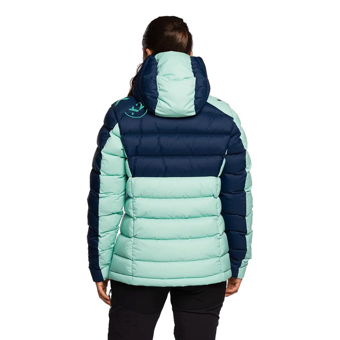 Plumífero para Mujer Trangoworld Trx2 900 wm evo Verde/Azul 230g 900cuin 2/7