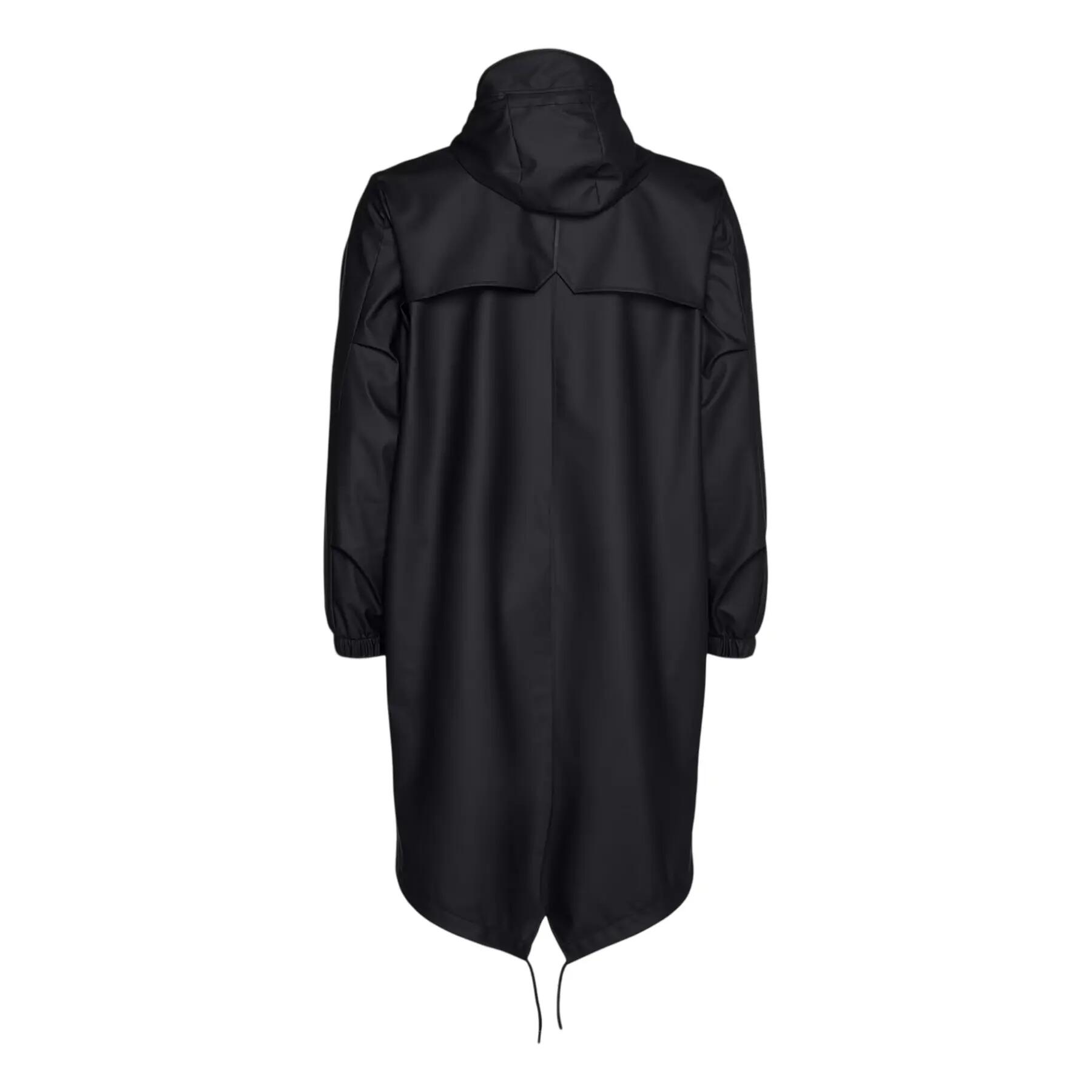 Unisex Adult LongSleeved Parka (Black) 3/4