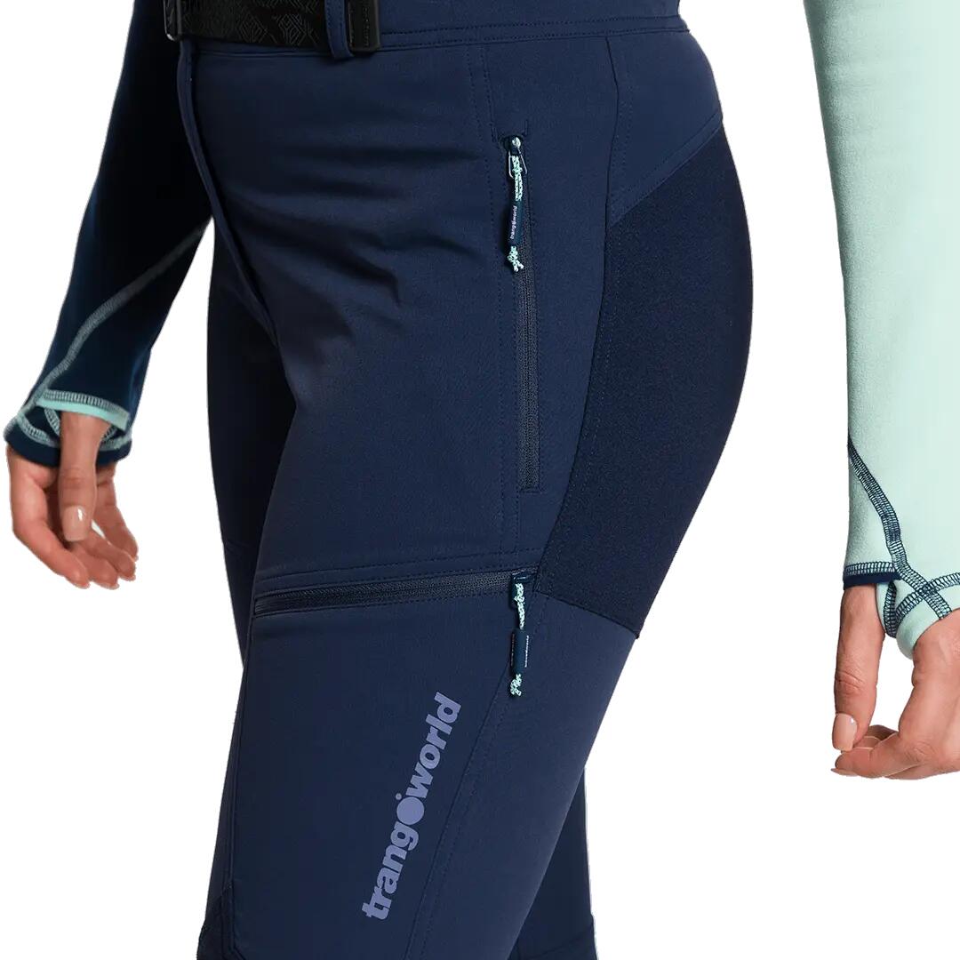 Pantalón para Mujer Trangoworld Trx2 nyl wm evo Azul 4/7