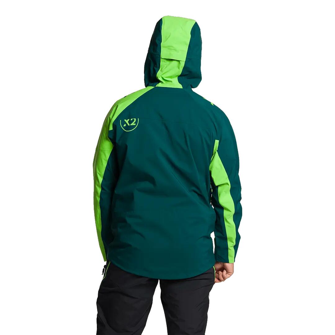Chaqueta para Hombre Trangoworld Trx2 shell evo Verde/Verde Impermeable 2/7