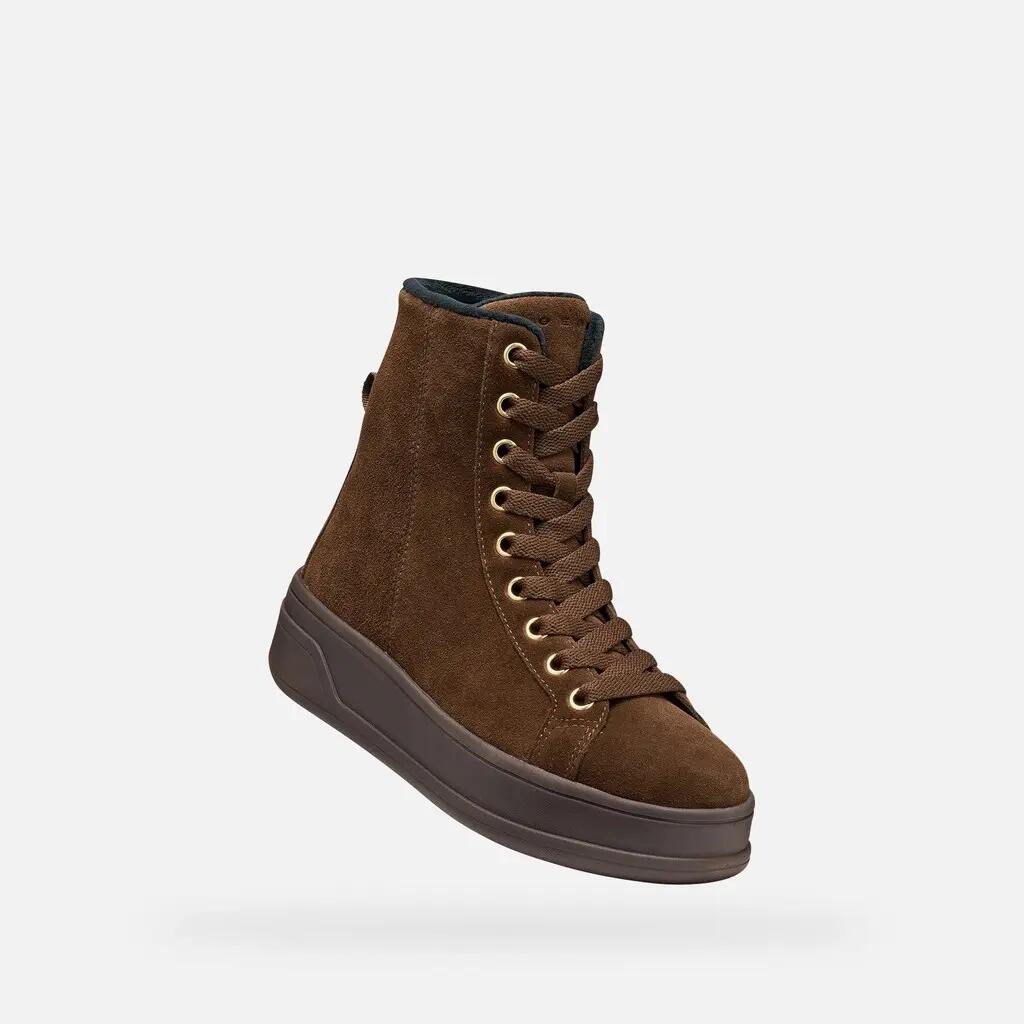 Bottines Femme D SPHERICA ECUB-2 Marron Foncé 5/7