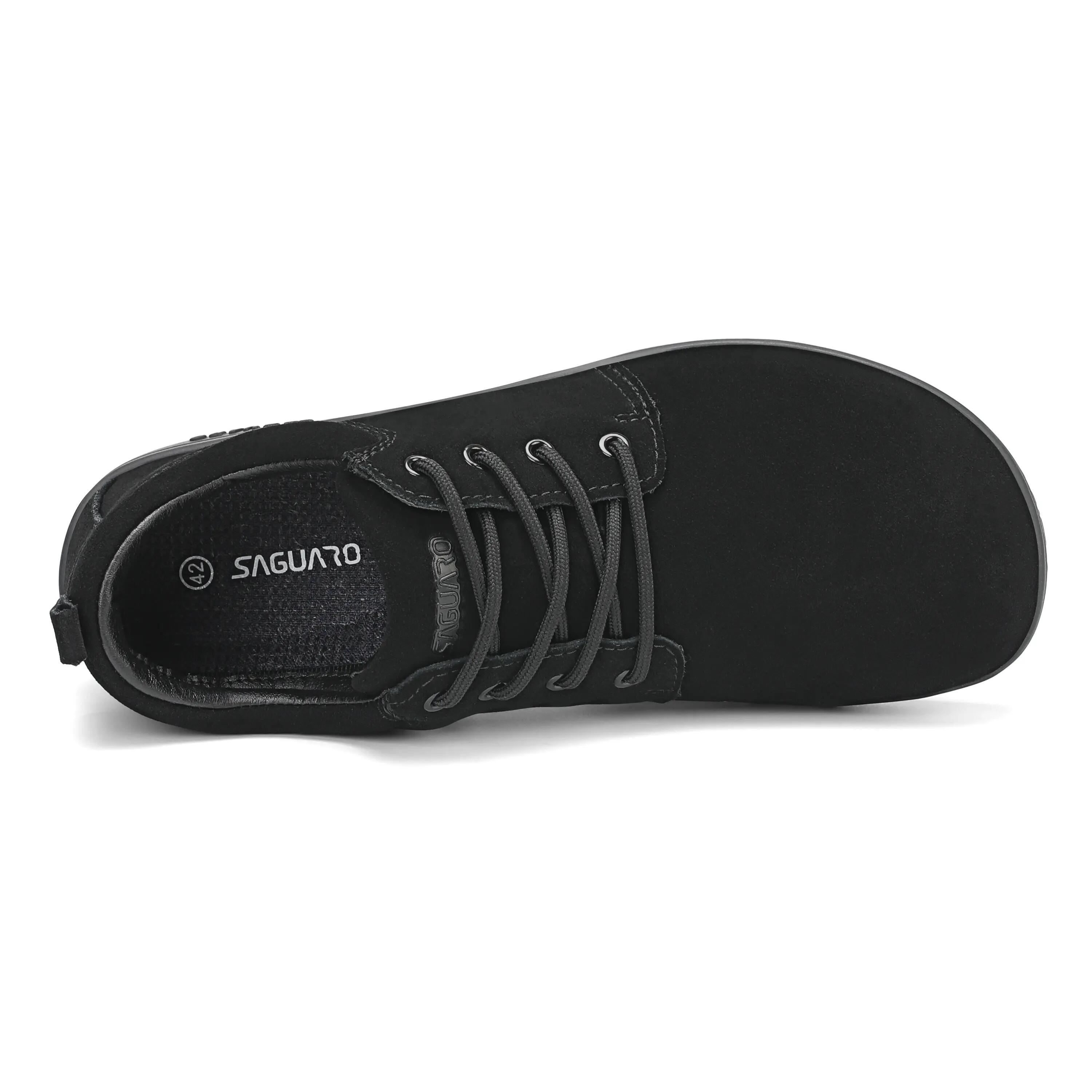 Saguaro Barefoot / Barfußschuh Dream I – Minimalistischer Sportschuh Schwarz 7/8