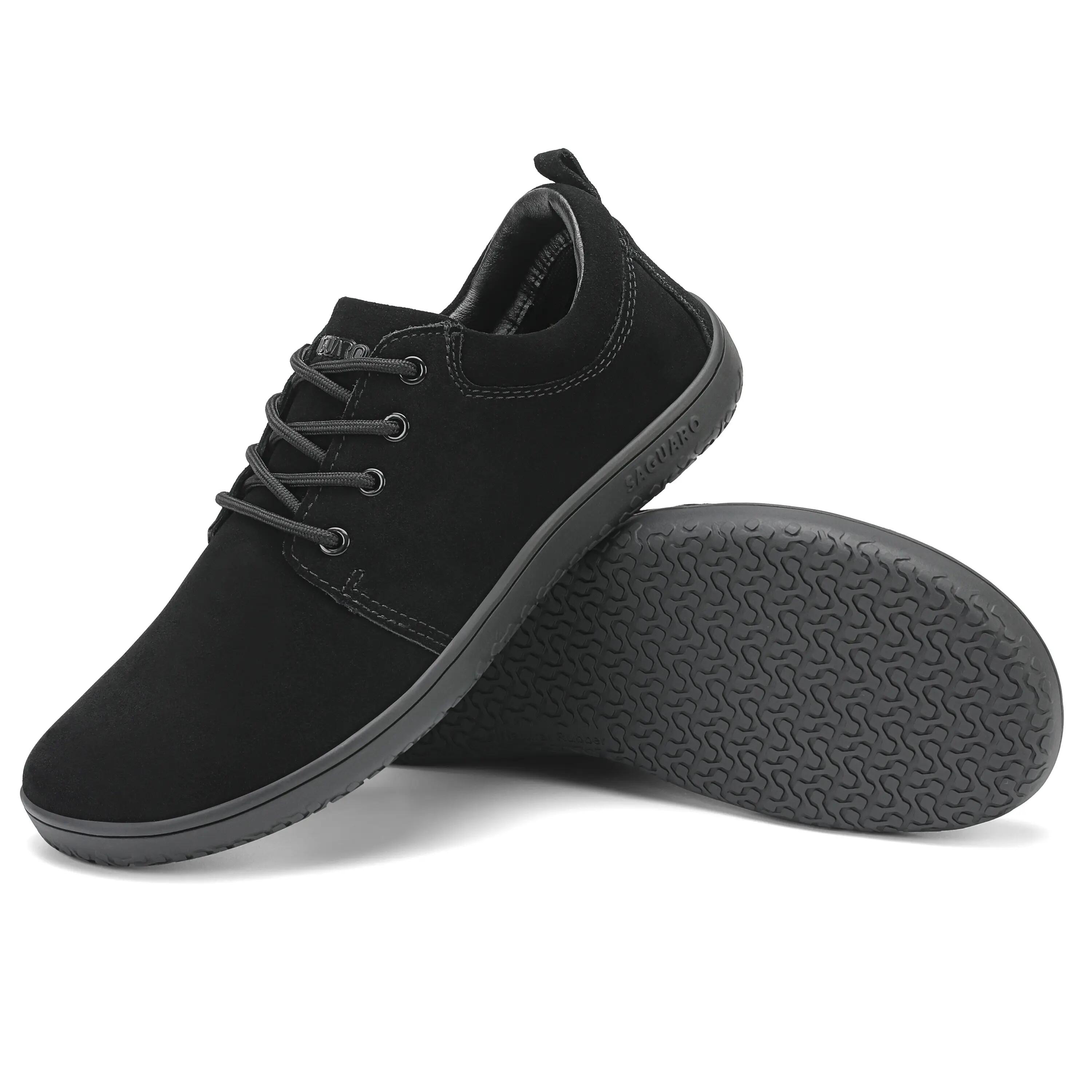 Saguaro Barefoot / Barfußschuh Dream I – Minimalistischer Sportschuh Schwarz 6/8