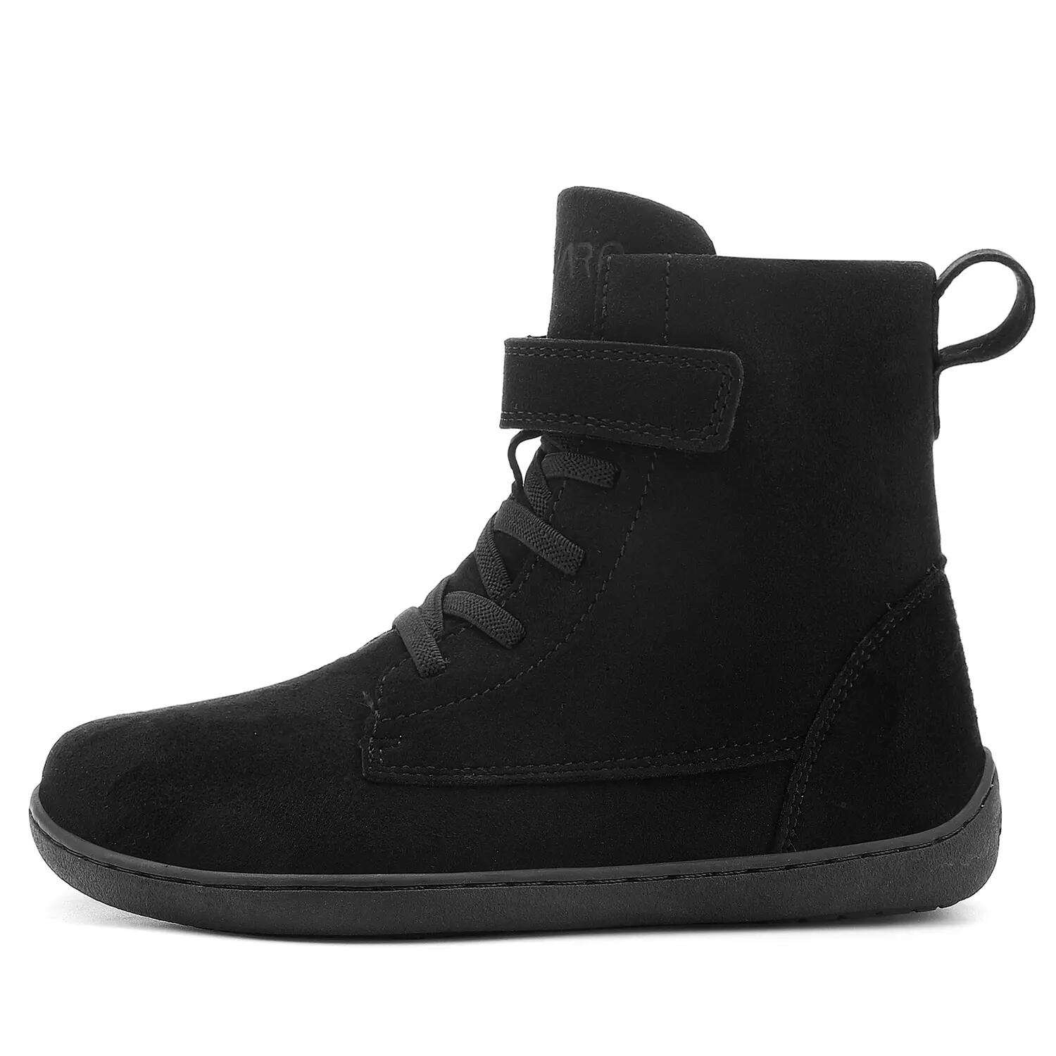 Saguaro Barefoot Ambition I Kids – Bottes d’hiver urbaines minimalistes noir 7/9