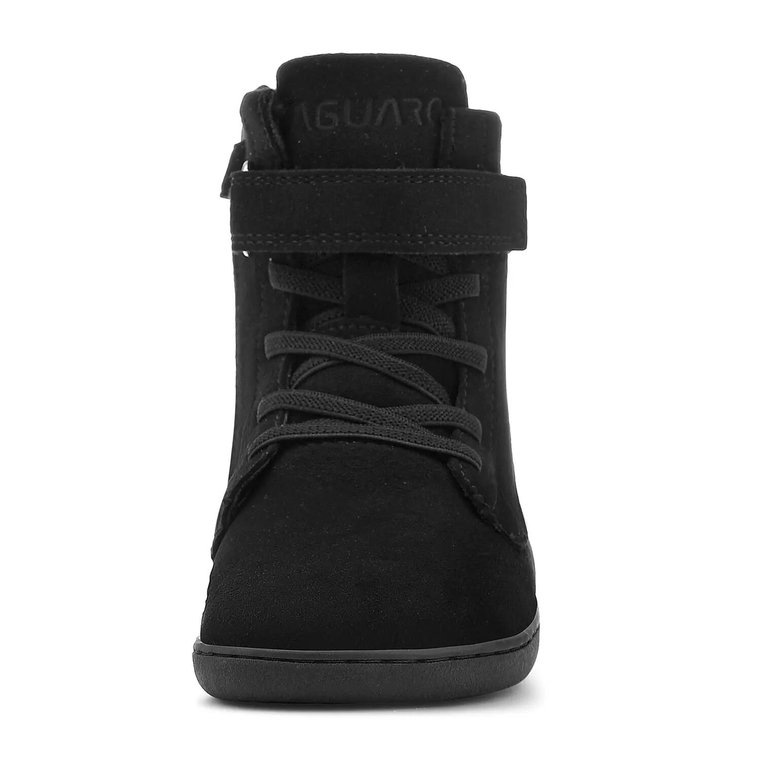 Saguaro Barefoot Ambition I Kids – Bottes d’hiver urbaines minimalistes noir 6/9
