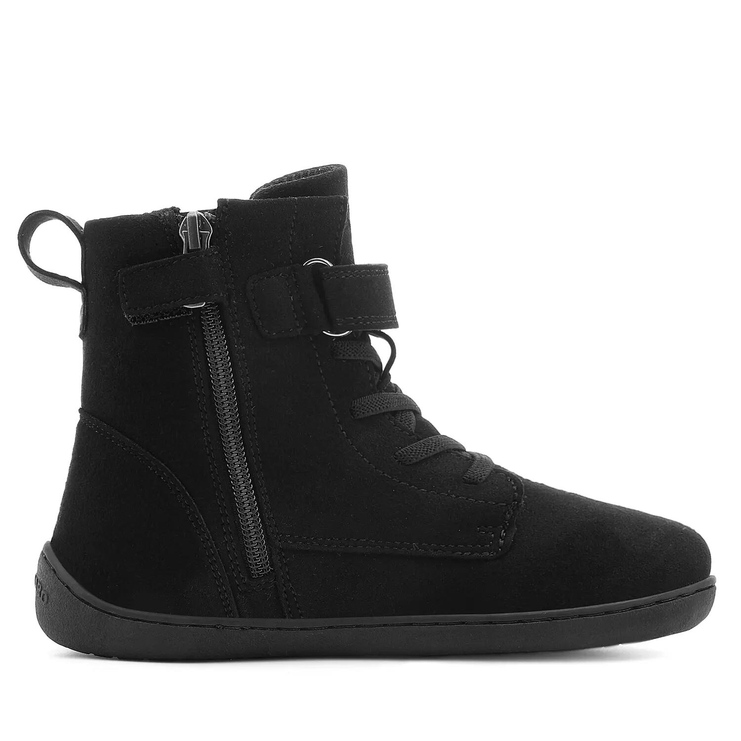 Saguaro Barefoot Ambition I Kids – Bottes d’hiver urbaines minimalistes noir 5/9