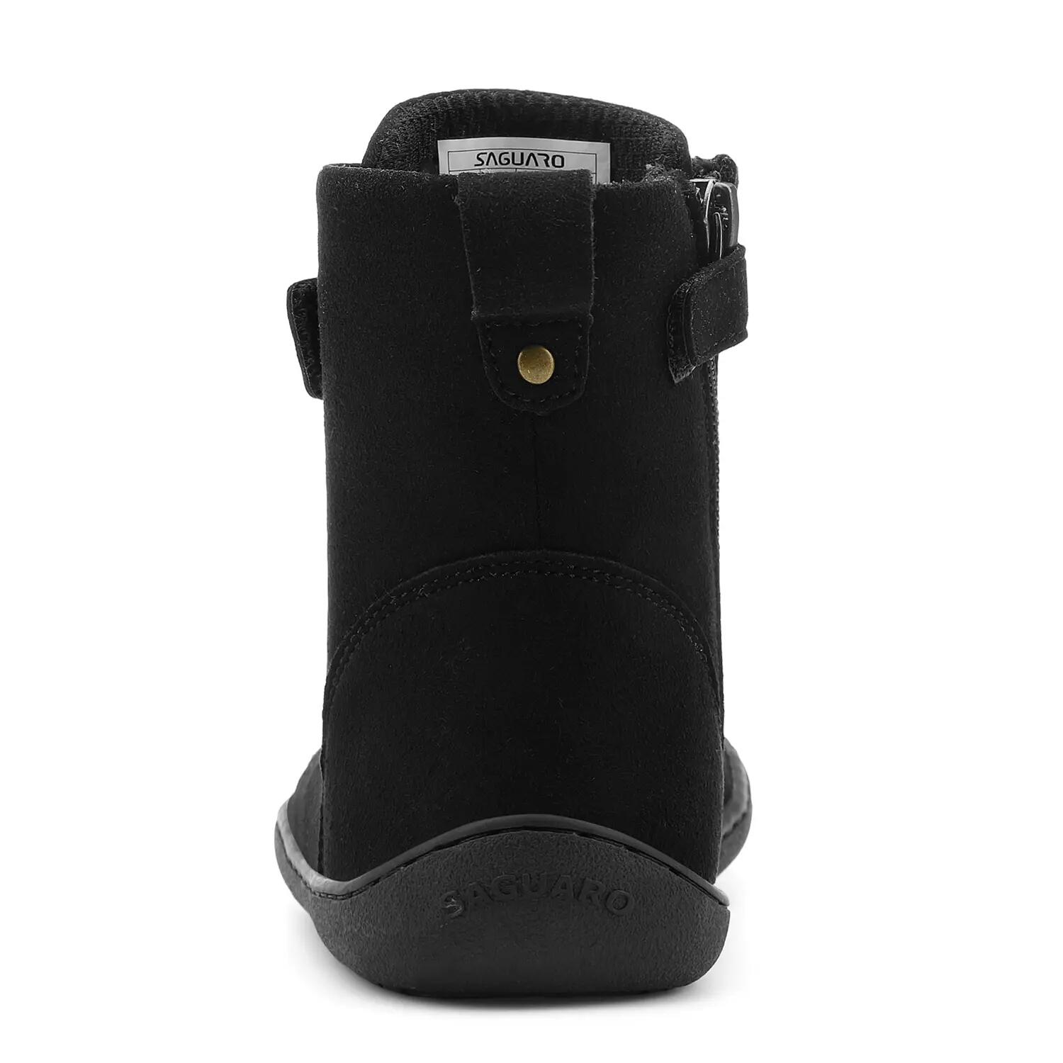 Saguaro Barefoot Ambition I Kids – Bottes d’hiver urbaines minimalistes noir 2/9