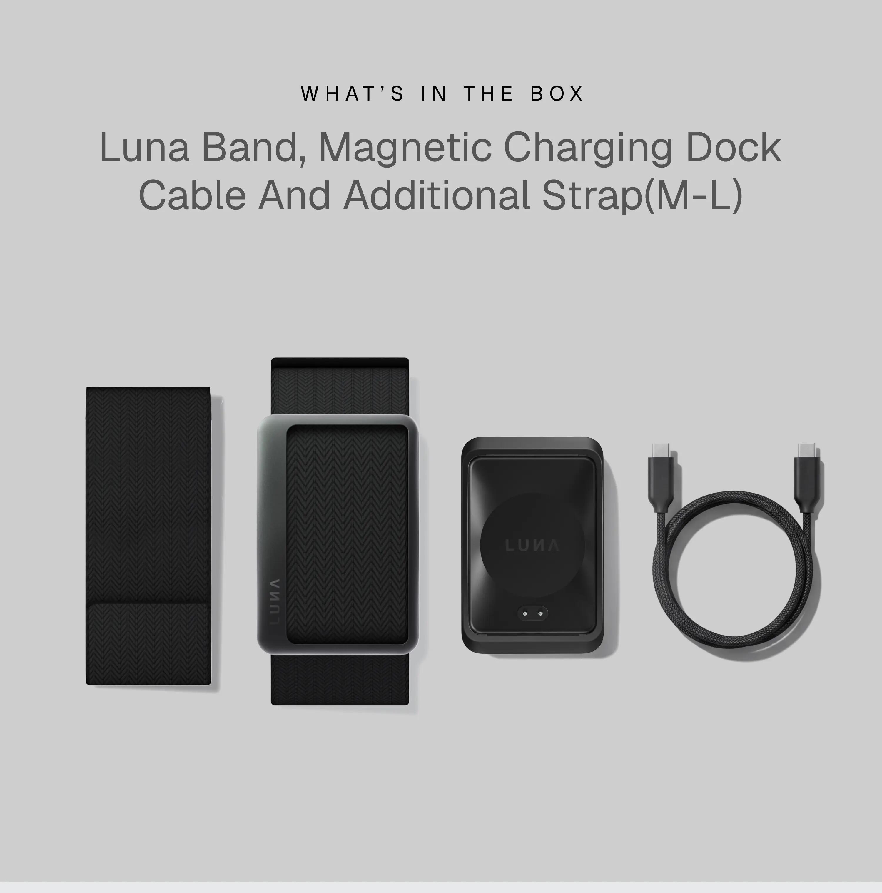Smartband NOISE LUNA BAND Preto Onix 12/12