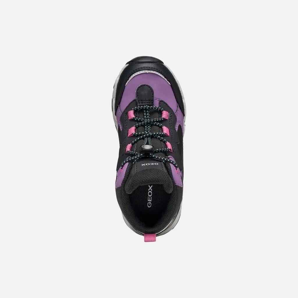 Baskets Fille MAGNETAR GIRL Violet/Noir 6/7