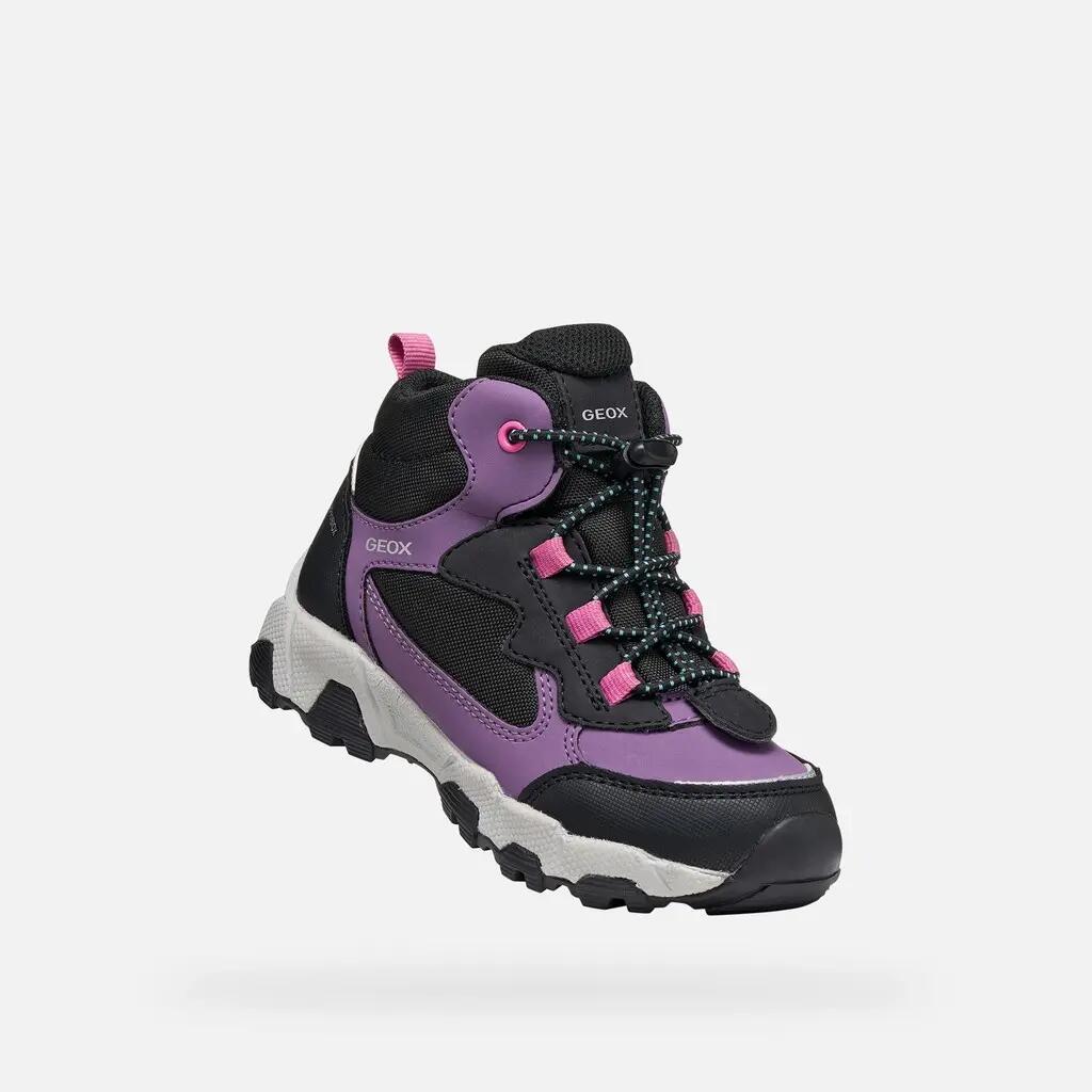 Baskets Fille MAGNETAR GIRL Violet/Noir 5/7